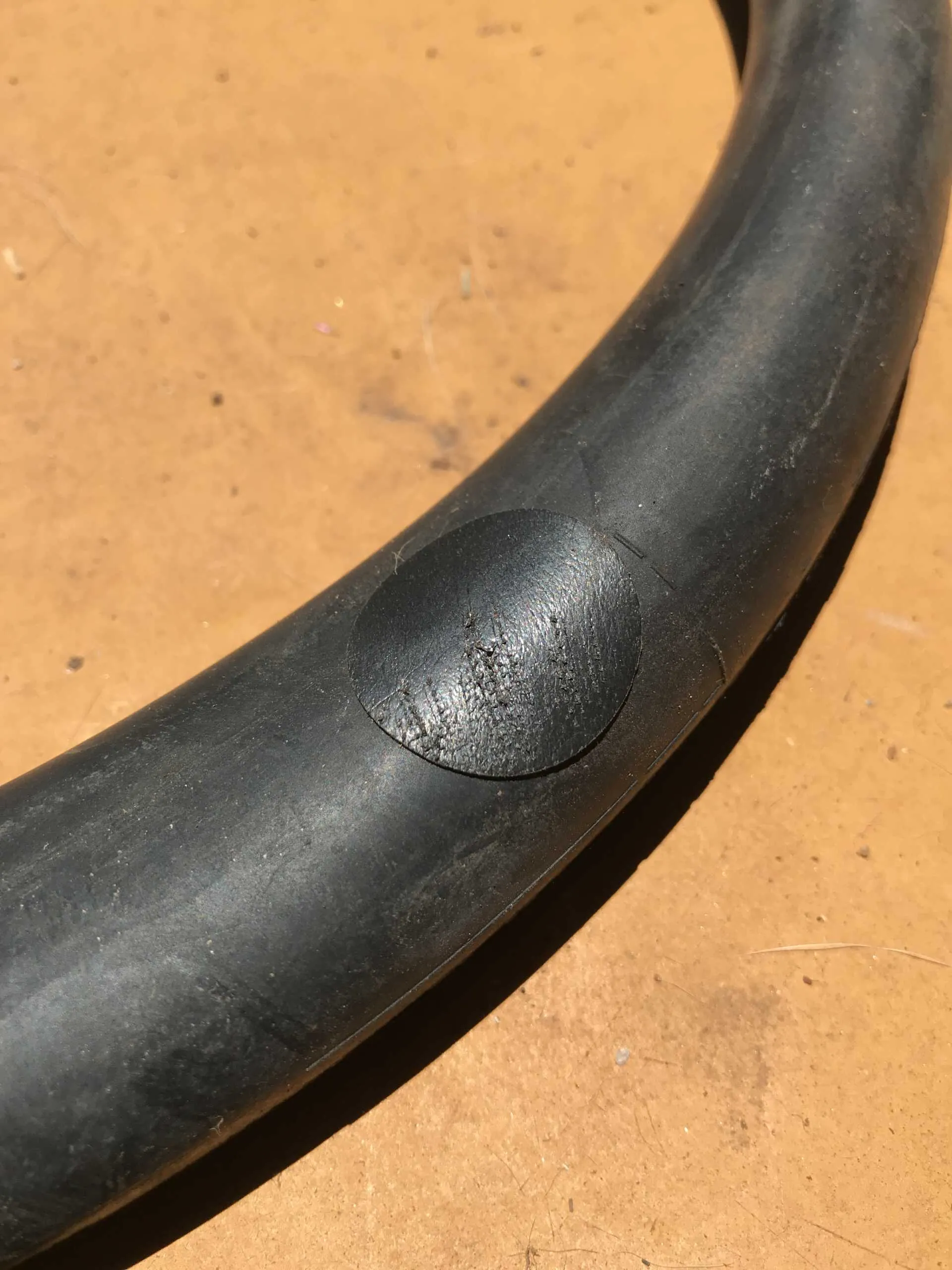 Bike flat tire fail