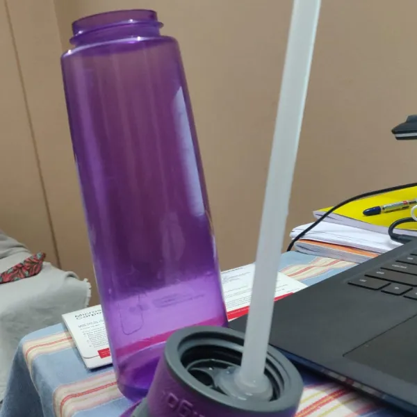 Bottle straw exchanged