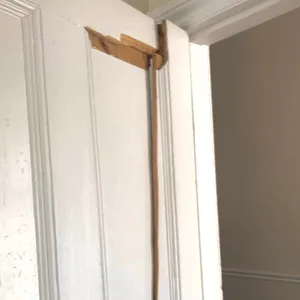 Broken door