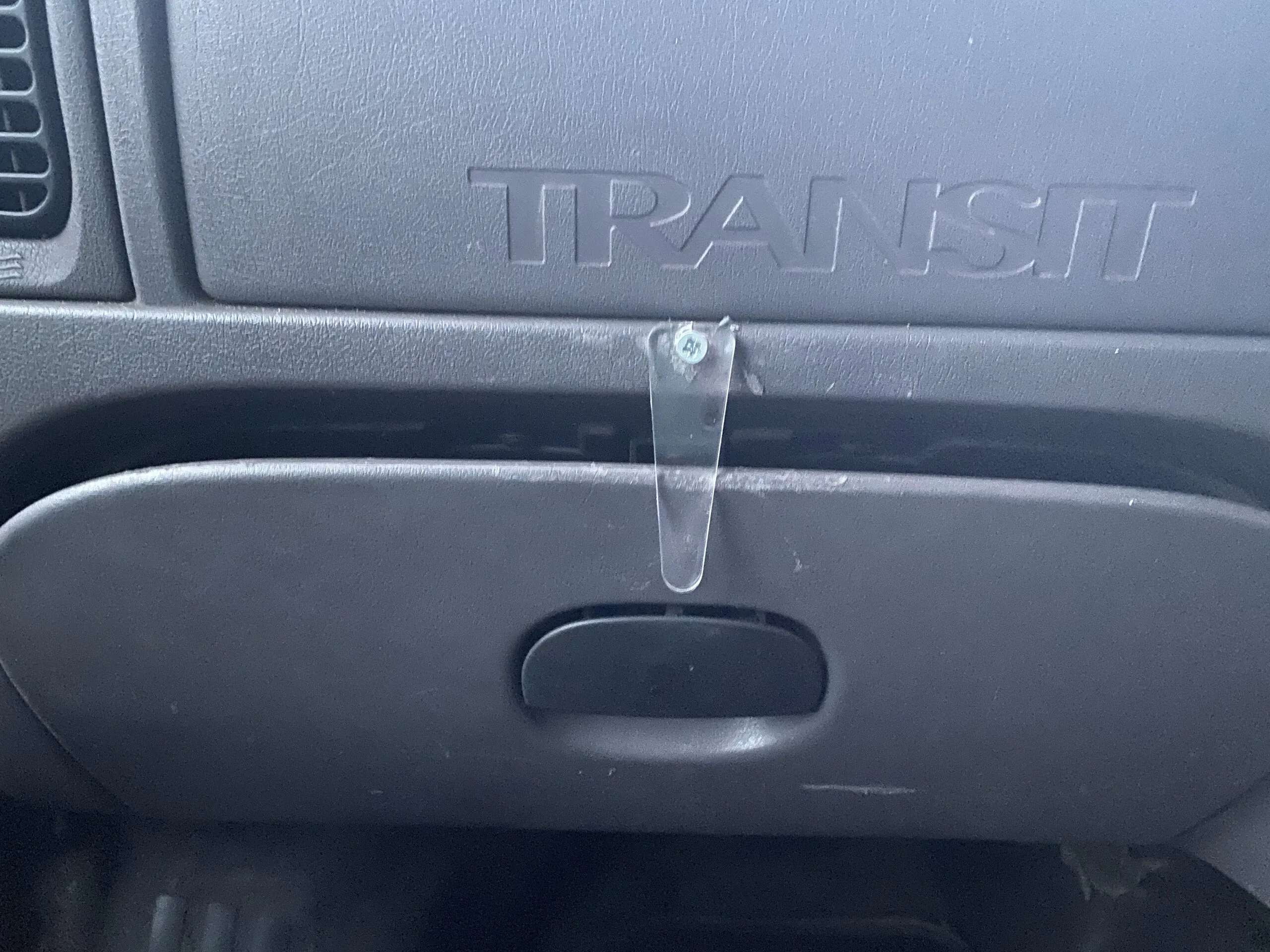 Broken glove box