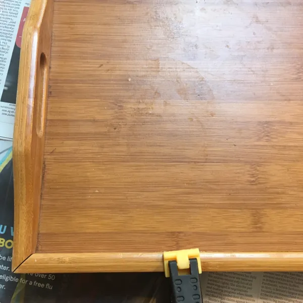 Broken tray
