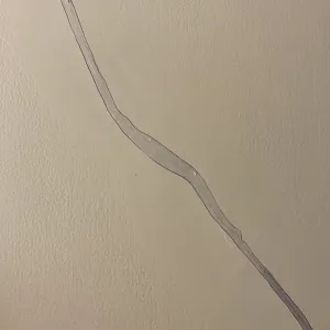 Cracked wall