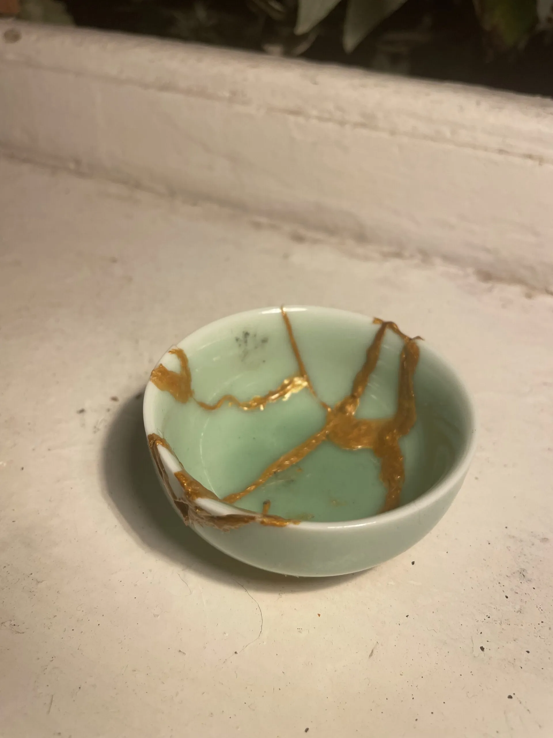 Cracks in the dish