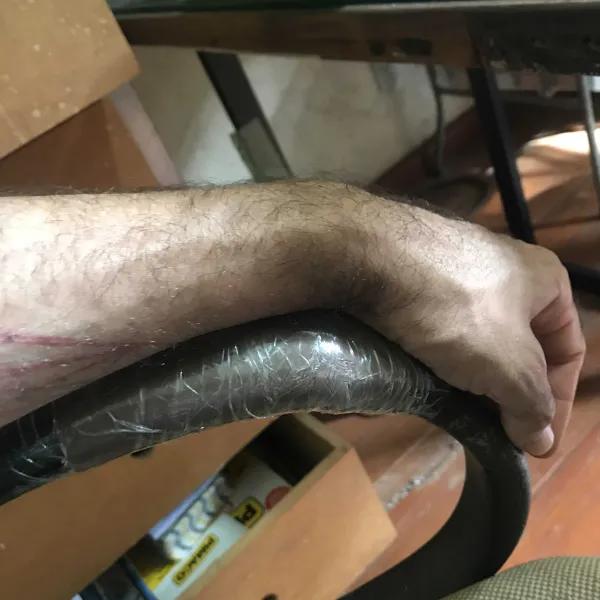 Desk chair arm