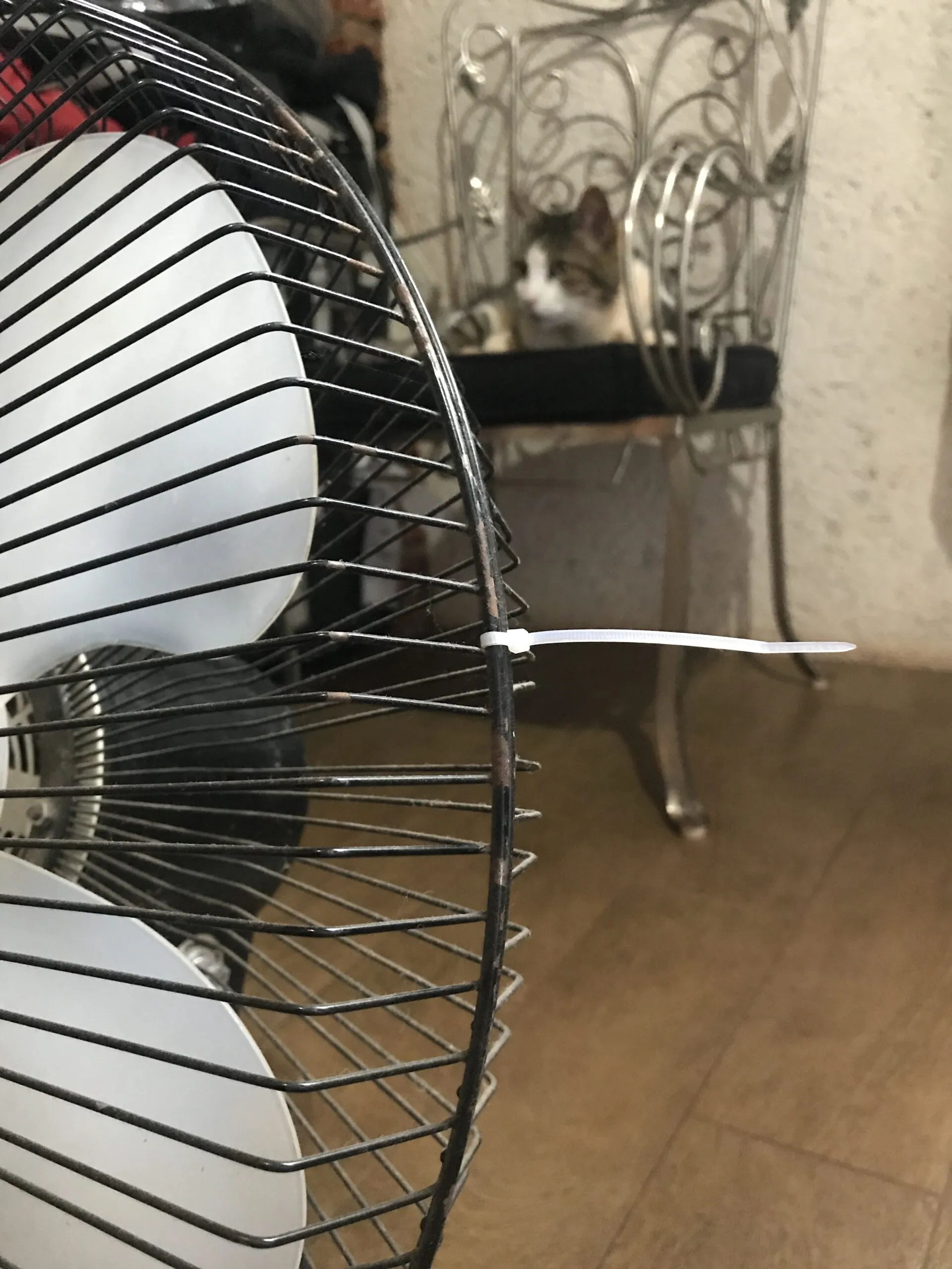 Fan front grid