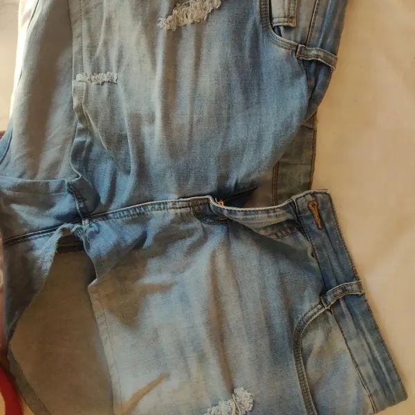 Jeans to shorts