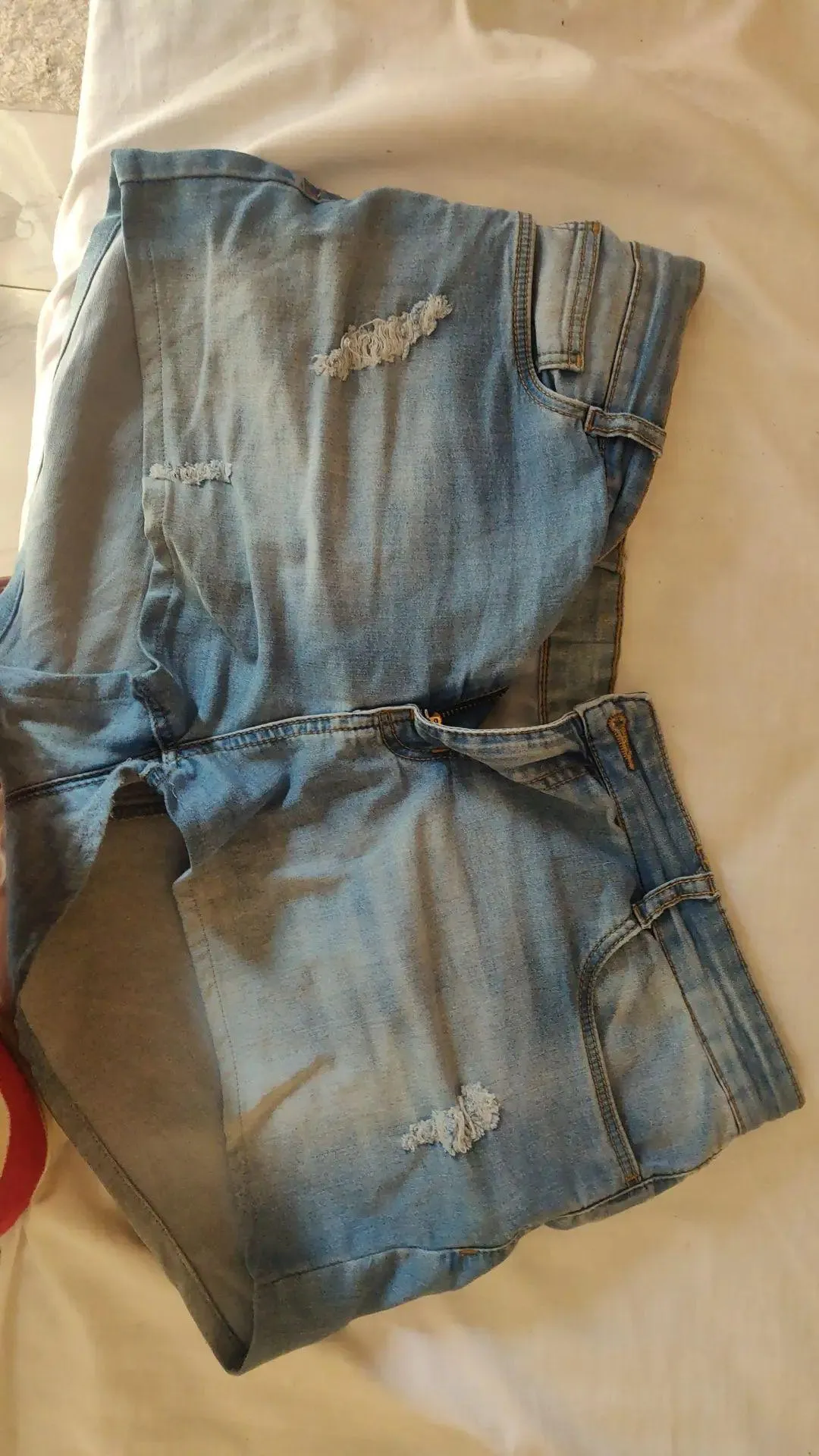 Jeans to shorts