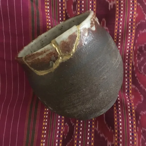 Kintsugi glass
