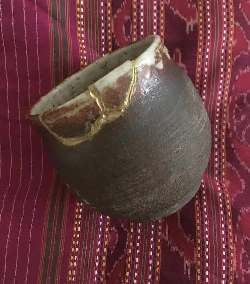 Kintsugi glass