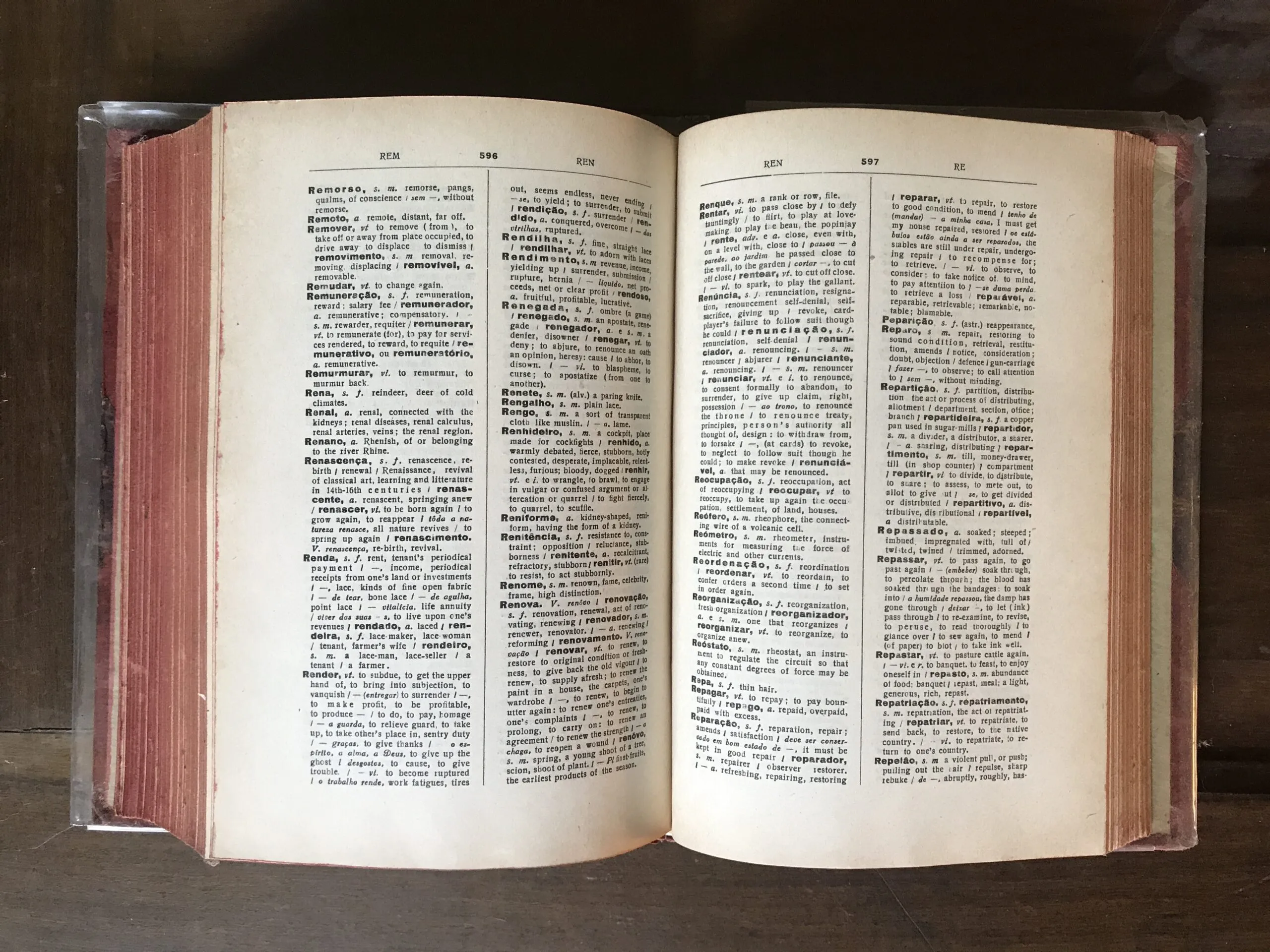 Old PT-EN dictionary