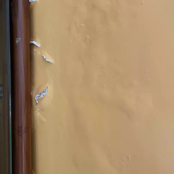 Peeling paint
