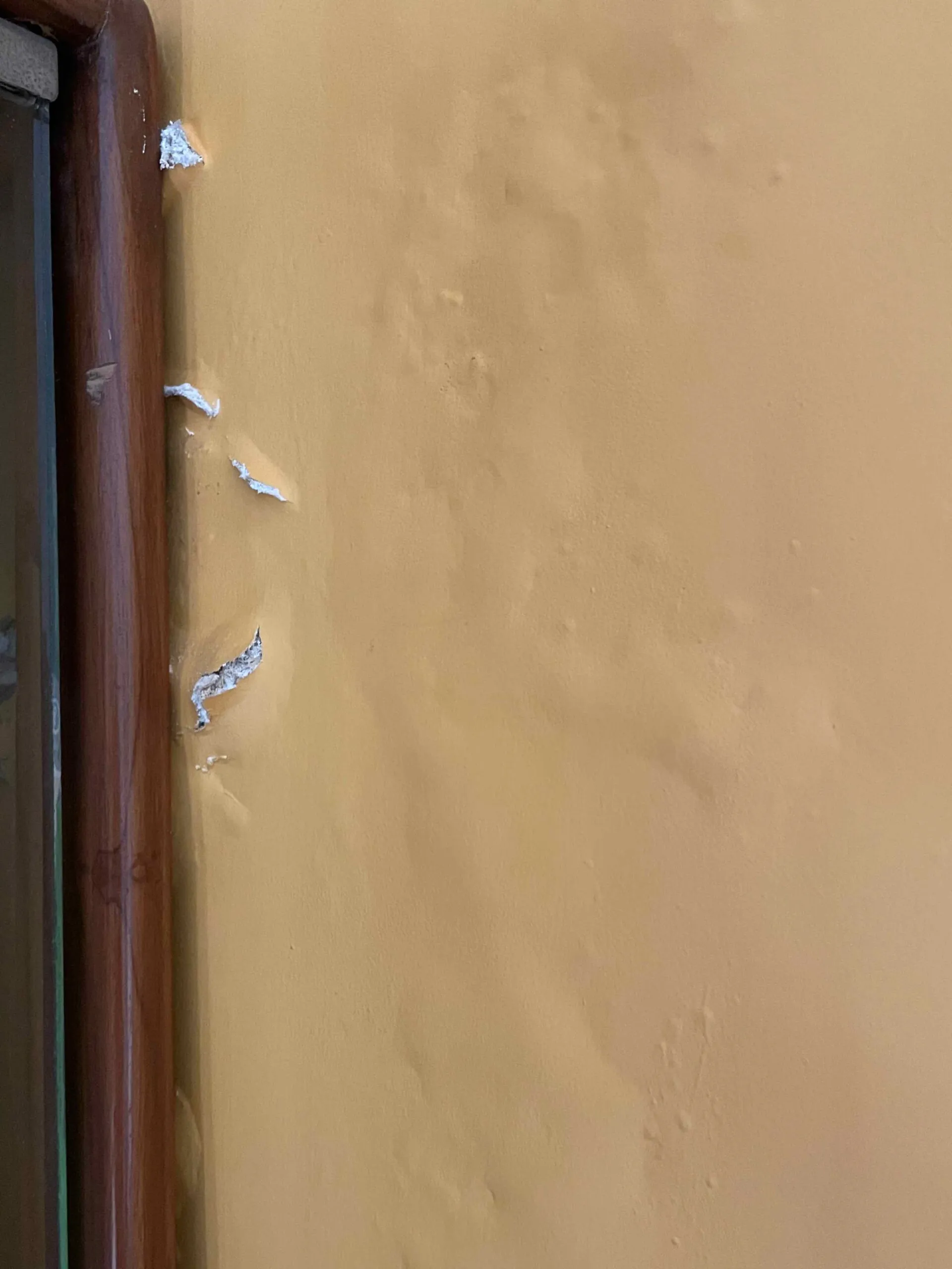 Peeling paint