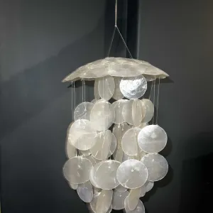 Recycled shell wind chime