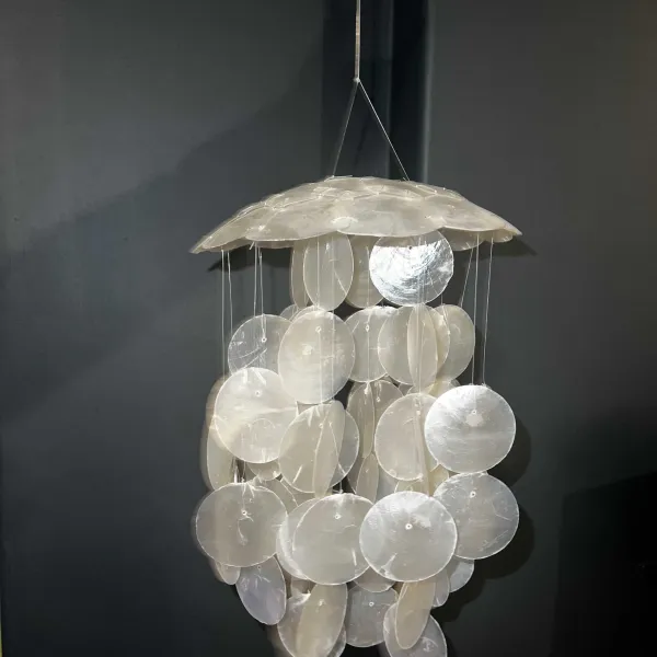 Recycled shell wind chime