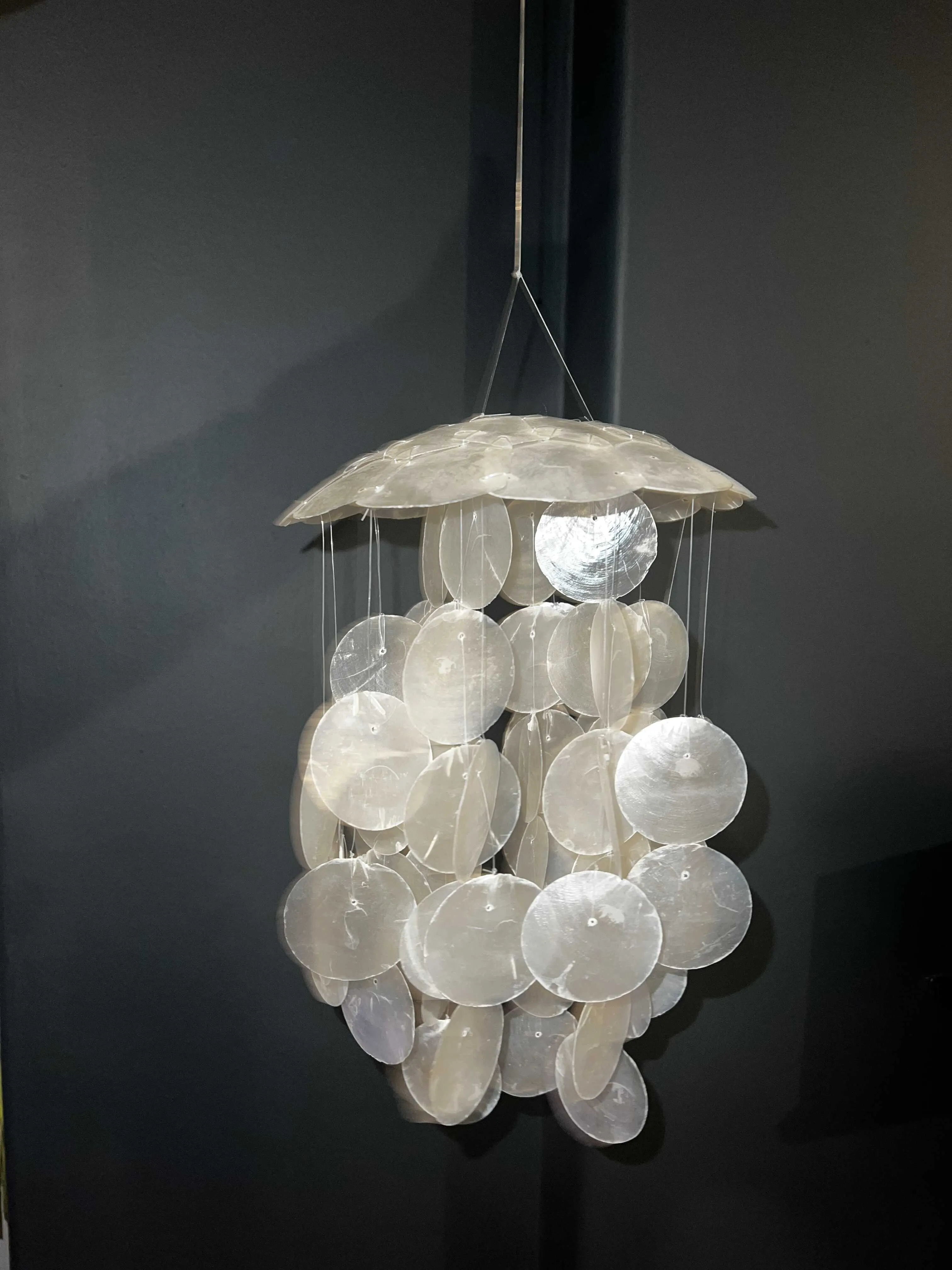 Recycled shell wind chime
