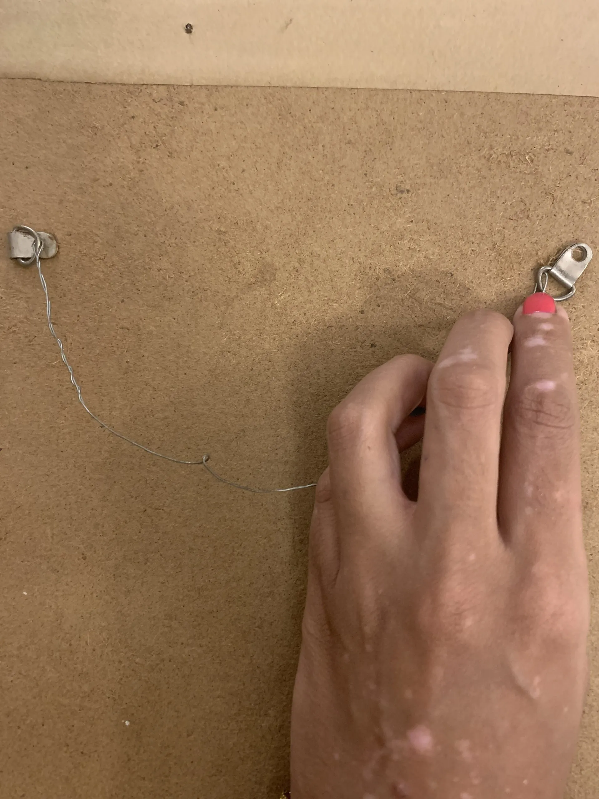 Repairing the painting