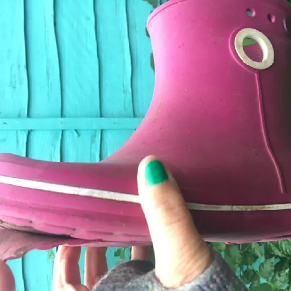 Rubber boots