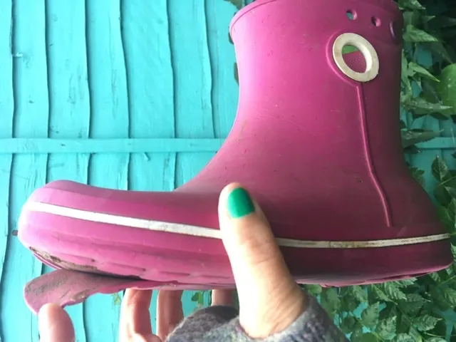 Rubber boots