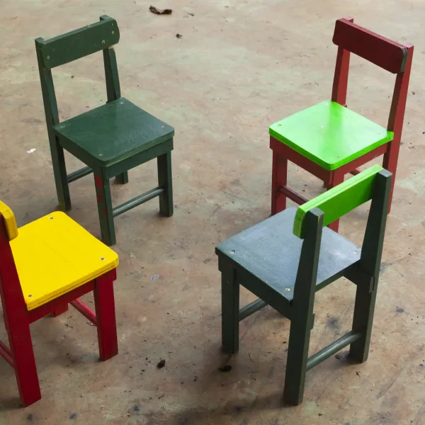 Set of children chairs