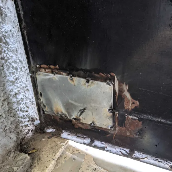 Steel door