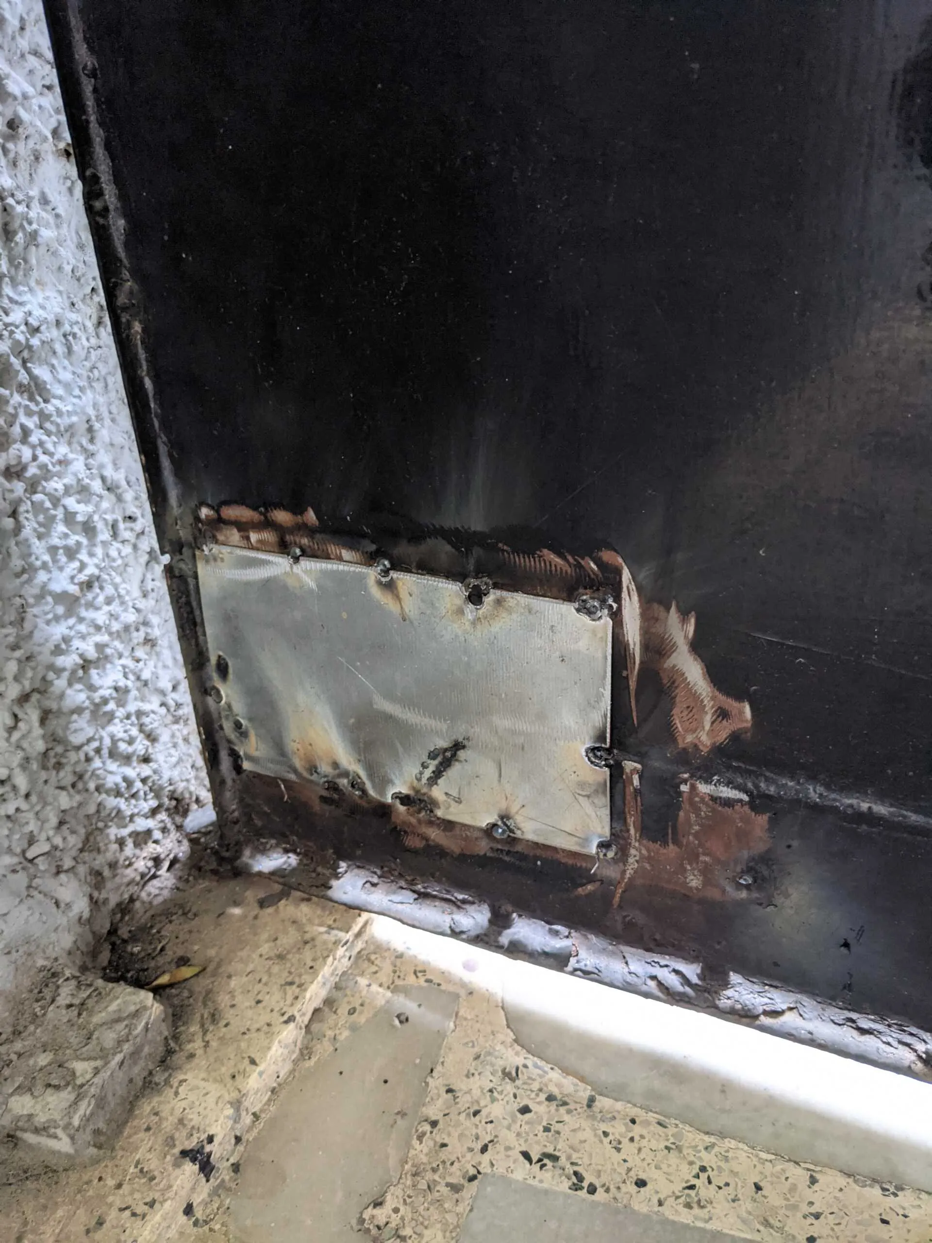 Steel door
