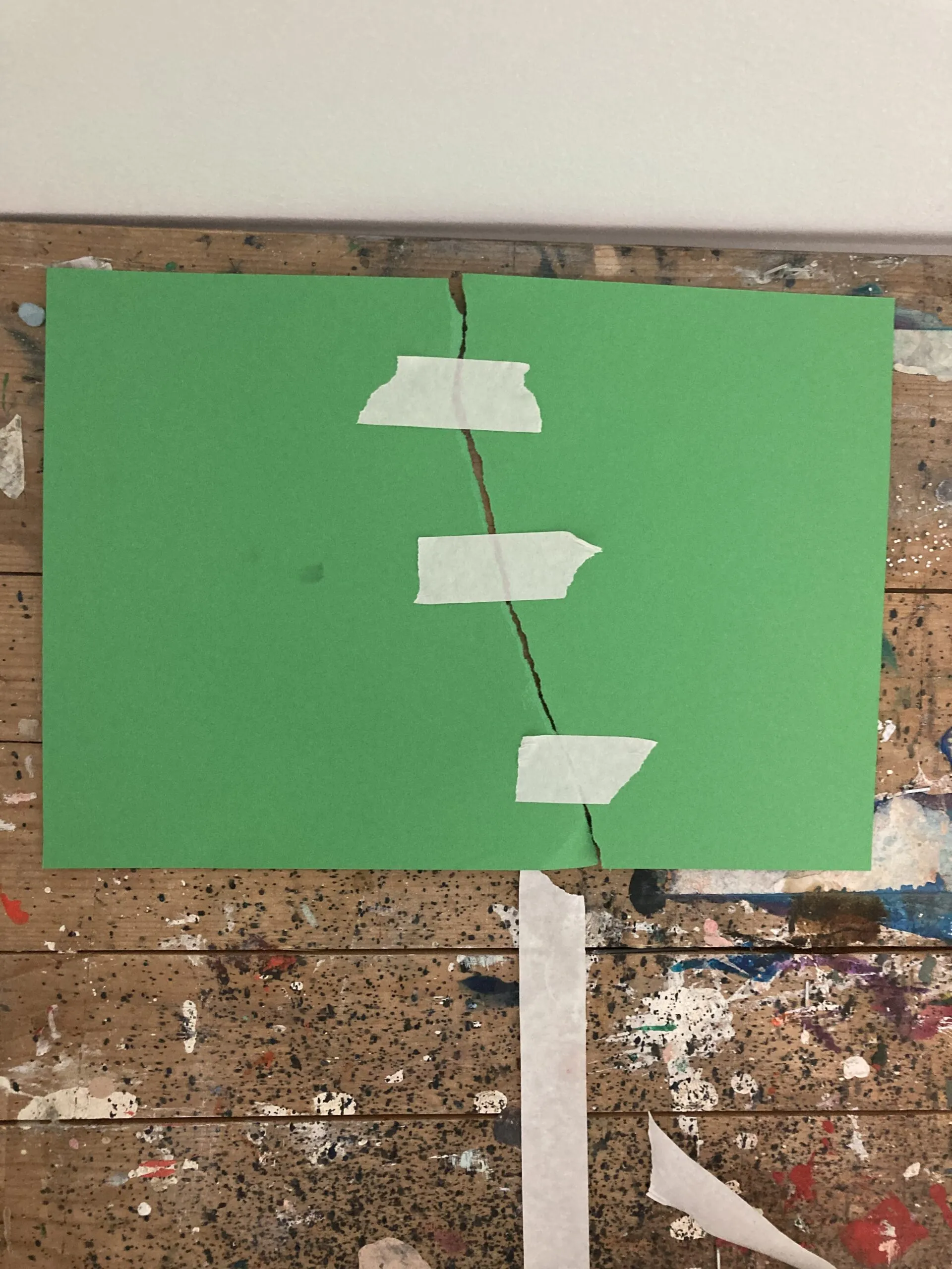 Torn card