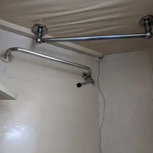 Water damaged cupboard