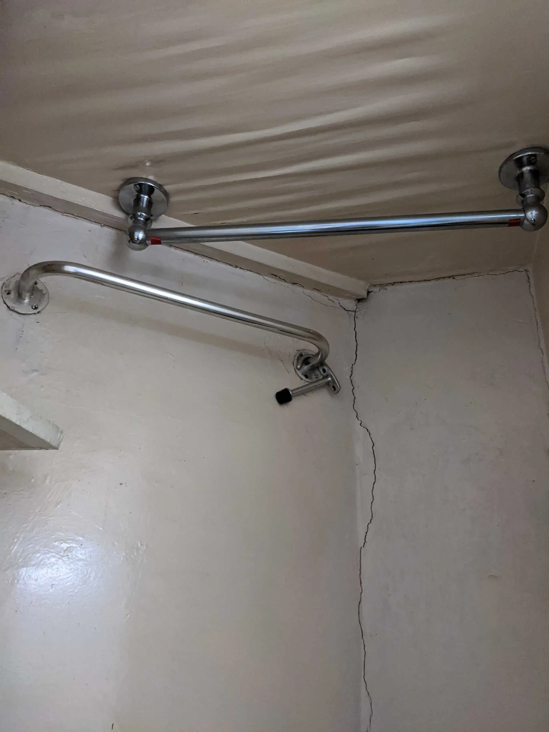 Water damaged cupboard